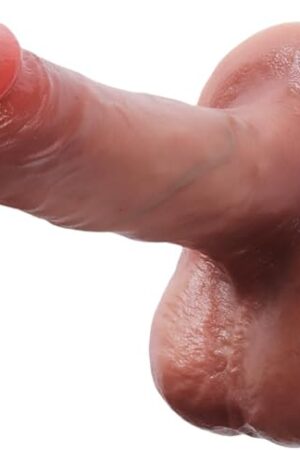 8-Inch Marcus Miller Ultra-Realistic Dildo: Non-Porous Silicone, with Strong Suction Cup - Ideal Adult Penis Toy for Women, and Couples - Consoladores