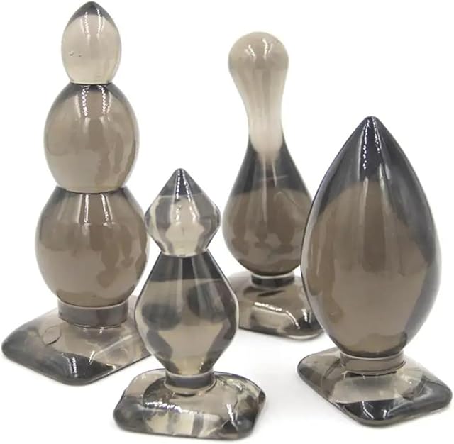 Butt Plug Set,Anal Plug Anal Sex Toys,Jeweled Silicone Anal Toys Anal Training Kit Adult Sex Toys Games Butt Plug,with Flared Base Prostate Sex Toys,Soft Silicone Plugs Toys Trainer Set(1 Set1)