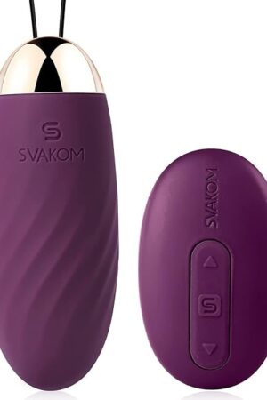 Bullet Vibrator with Remote Control for G Spot Stimulation,SVAKOM Elmer Wireless Vibrating Eggs, Wearable Love Balls with 26 Vibration Patterns, Silicone Clitoral Massager Sex Toys for Women
