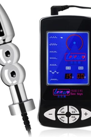 Anal Butt Plug Small Stimulation Tight Butt Plug Metal Anal Beads Prostate BDSM Electrical Advanced Players Stimulator G spot Toy Inserting Toys SM Massage Kits Surprised