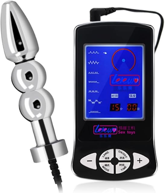 Anal Butt Plug Small Stimulation Tight Butt Plug Metal Anal Beads Prostate BDSM Electrical Advanced Players Stimulator G spot Toy Inserting Toys SM Massage Kits Surprised