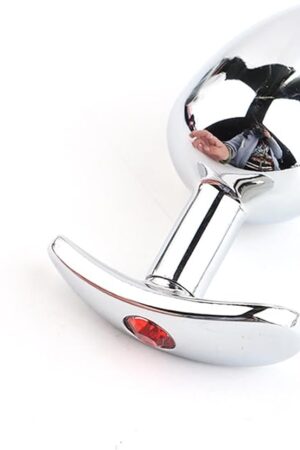 Detachable Anal Butt Plug Anchor Luxury Jewelry Base Anal Plug Adult Sex Toy Metal Bullet Anal Plug for Couple