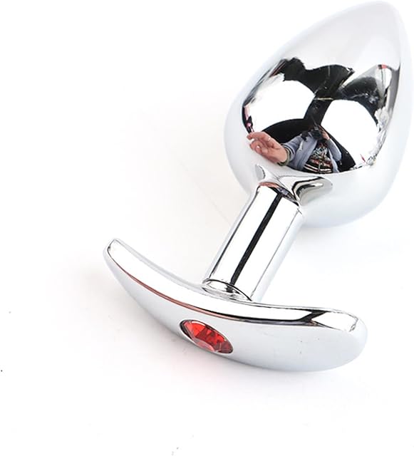 Detachable Anal Butt Plug Anchor Luxury Jewelry Base Anal Plug Adult Sex Toy Metal Bullet Anal Plug for Couple