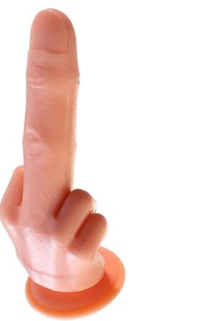 95" Realistic Hand Finger Anal Dildo, Adult G-spot Stimulation Sex Toy with Powerful Strong Suction Cup for Hands-Free Play, Novel April Fools' Day Gifts & Decorations, Funny Toys for Couples(Flesh)