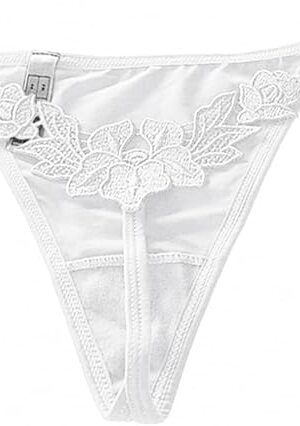 French Luxury Floral Embroidered Sexy Panties Low Waist String Temptation Women's Underwear Seamless Briefs