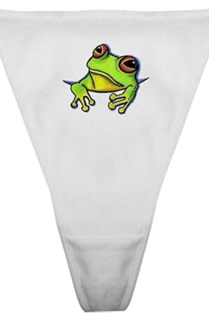 I Love (Heart) Frogs Classic Thong Underwear, Womens Panties