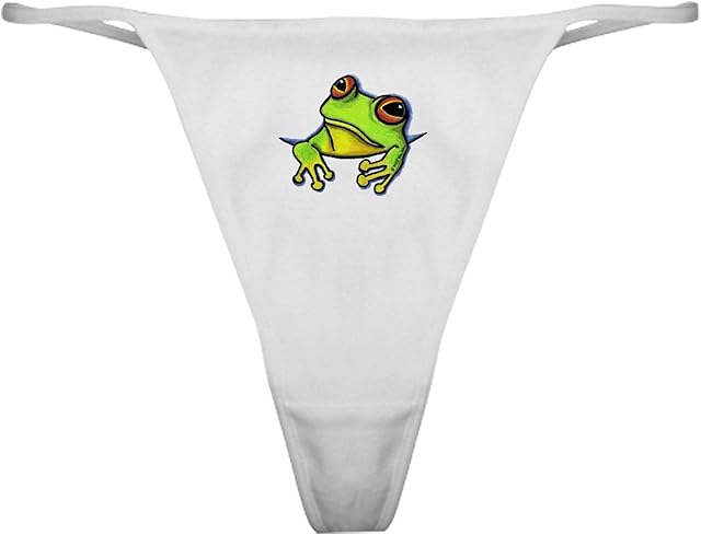 I Love (Heart) Frogs Classic Thong Underwear, Womens Panties