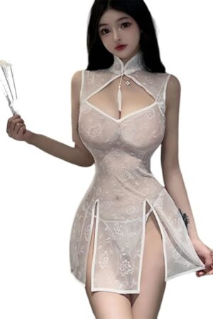 Women's sexy Chinese cosplay cheongsam underwear Japanese kimono dress doll outfit