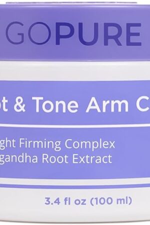 goPure Sculpt & Tone Arm Cream ? Firming And Tightening Cream For The Arms, Smooths The Look Of Wrinkles, Deeply Hydrates, Firms The Look Of Crepey Texture On The Arms