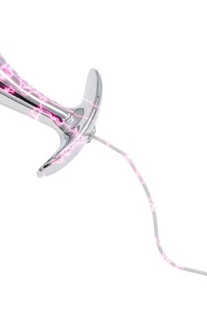 Electroshock Anal Plugs for Men Women Stainless Steel Butt Plugs for Anal Dilation Prostate Massager with Electric Shock Effect SM Adult Sex Toys (S)