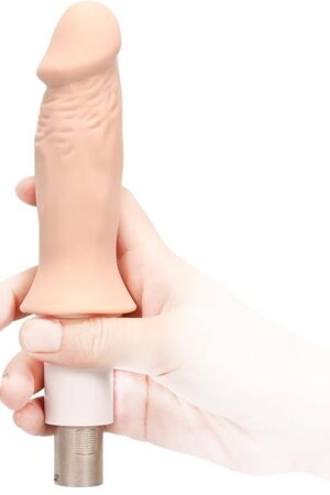3XLR Connector Sex Machine Attachment Dildo, Small Penis Suitable for Women and Anal Sex Beginners (43in)