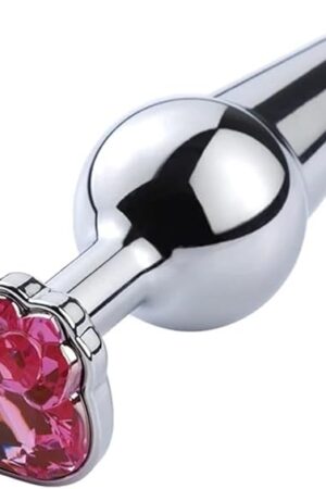 Anal Sex Toys Small Crystal Cat Face Kitty Jewel Anal Butt Plug Prostate Massager Anal G-Spot Stimulation for Woman for Couples(1)
