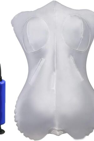 Inflatable Male Masturbator Holder, Compatible with Small Pocket Pussy Sex Doll, Sexy Underwear and Pillowcases, Adult Toy for Men