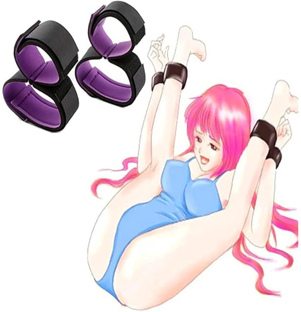 BDSM Kit Wrist and Ankle Restraints Set Sex Toys,BDSM Handcuffs Restraints Handcuffs Bondage Rope Kit for Couples SM Games?2PC)?