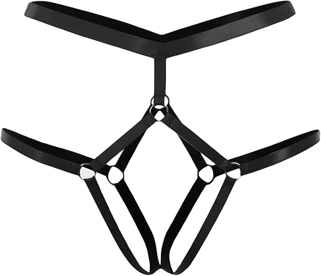 Women's Harness Strappy Panties BDSM Lingerie G-String Bondage Thong Underwear Sexy Adult Lingerie Accessories