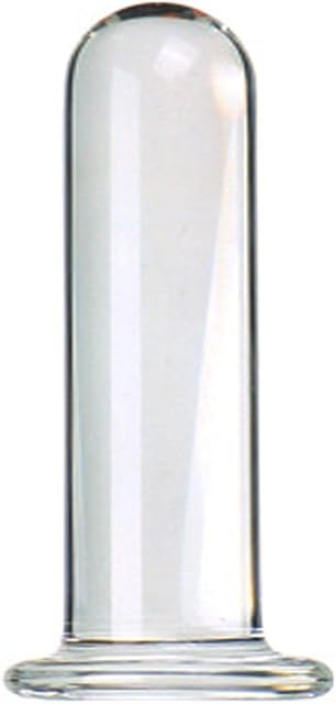Glass Dildo Crystal Glass Wand Dildo Penis, WTOGETAO Large Round Glass Butt Plug Huge Crystal Anal Plug Anal Masturbation Butt Expander Sex Wand SM G-spot Anal Pleasure Trainer for Men Women (5.0cm)