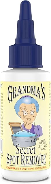 Grandma's Secret Spot Remover - Chlorine, Bleach and Toxin-Free Stain Remover - Stain Remover for Clothes - Fabric Stain Remover Removes Oil, Paint, Blood and Pet Stains ? 2 Ounce