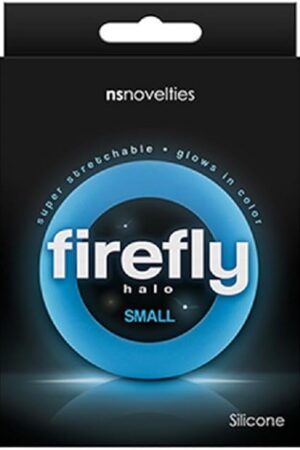 Firefly Halo Small Cock Ring (Blue) with Free Bottle of Adult Toy Cleaner