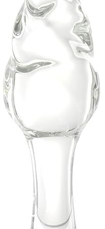 XL Anal Butt Plug,Glass Anal Trainer with Long Neck, Adult Sex Toy for Beginners Men Women,58 * 18 Butt Dildo