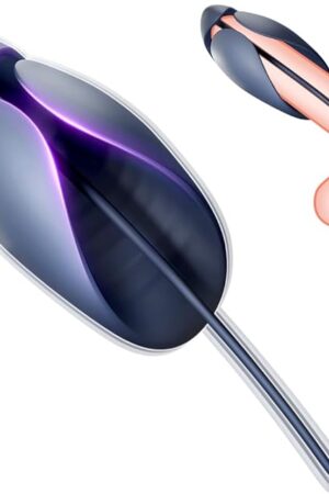 Vibrating Penis Sleeve Cock Rings Glans Trainer Stimulator with Urethral Sounds Penis Extender Plug Silicone Prolong Endurance Pleasure Enhancing Male Masturbation Romi