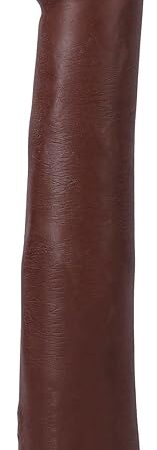 Doc Johnson The Realistic Dildo - 9 Inch ULTRASKYN Dong with Removable Vac-U-Lock Suction Cup - F-Machine and Harness Compatible Dildo - for Adults Only, Chocolate