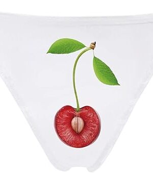 Women's Flirty Sexy Funny 3D Printed Low-waisted Tie string High elasticity Underpants Single Party Gifts Briefs