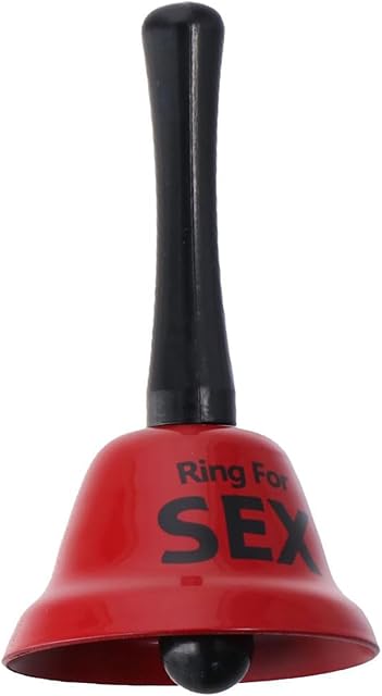 Creative Fun Red Ring Bell for Adult Sex Drink Table - Hen Stag Party Gift (Rattle Bell)