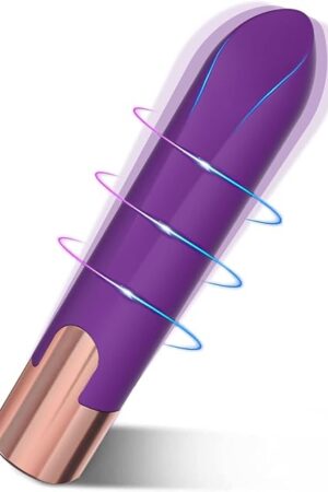 Generic Mini Bullet Vibrators for Women Clitoral Nipple Stimulator Personal Massager Quick Orgasm Adult Erotic Sex Toys, Purple