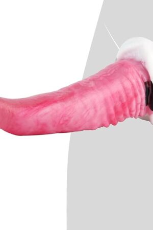 65 Inch Pink Orca-Inspired Curved Women Dildo, Huge Solid-Core Monster Dildo Masturbation Strong Suction Cup Sex Toy,G Spot Anal Stimulation Dildos Sex Toys for Women and Couple (M)