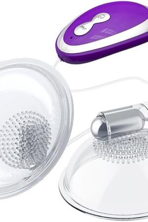 Electric Nipple Sucker Electric Breast Vibrating Massage Cup 20 Rotation Pattern Enlarge Boobs Nipple Toys for Adult Women Sex Toys