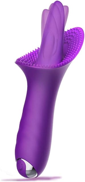 Clitoral Vibrators, G Spot Clit Nipples Massager Waterproof Rechargeable Clitoris Stimulator with 10 Intensities Modes, SXOVO Vibrate Masturbation Dildo Adult Sex Toys for Couples, Solo, Women Orgasm
