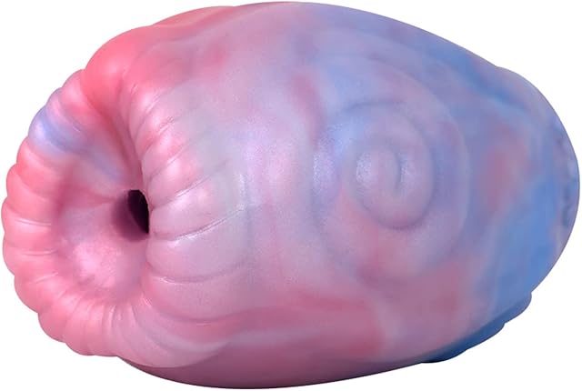Dragon Egg Male Masturbators: Silicone Male Masturbation Cup Manual Pocket Pussy Men Adult Sex Toy, Portable Mens Masturbator Toy with 3D Textured