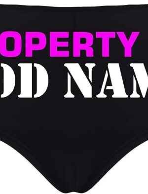 Custom Property of Daddy Womens Panties  Flirty Premium Cotton Underwear for Her