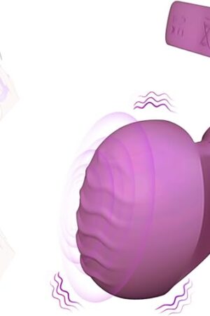 Finger Vibrator, Adult Sex Toys for Women, Mini Vibrators, Waterproof & Rechargeable Sex Vibrator, Silicone Finger Massage, with 10 Vibrations Function, Clitoral G-Spot Nipple Stimulator (Purple)