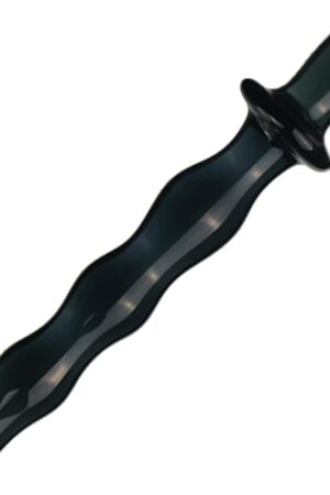 Crystal Glass Pleasure Wand Dildo Penis,Double Ended Dildo Crystal Penis G-spot Stimulator Women Masturbator Butt Plug Anal Sex Toy Glass Double Ended Dildo for Men Women(Style 1)