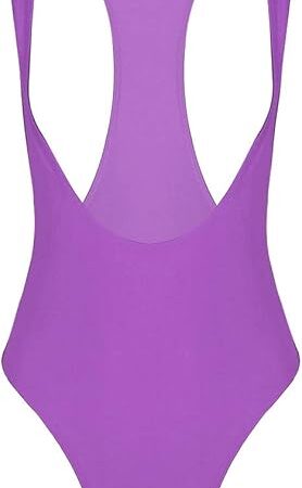 Women's Sexy Thong Open Chest High Cut Leotard Bodysuit Swimsuit