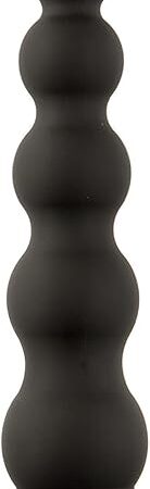 Doc Johnson Black Magic - 7 inch Ribbed Multi-Speed Vibrator - ABS Plastic with Smooth Velvet Touch Finish - Great for Internal and External Stimulation - Black