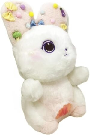 Furry Cute Violet Rabbit Plush Doll with Organ Vagina Animal Toy Masturbator for Male Sexual Pleasure Pocket Pussy Hare, Adult Sex Toys Stroker Male Toy for Masturbation
