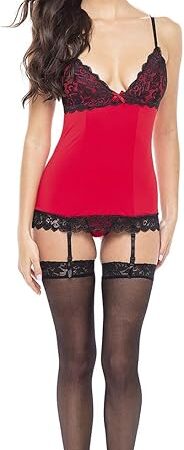 Women's Hollywood Chemise and G-String Set