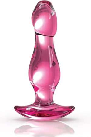 Icicles No. 73 Glass Butt Plug with Lube | Anal Sex Toys | Anal Plugs | Prostate Massager