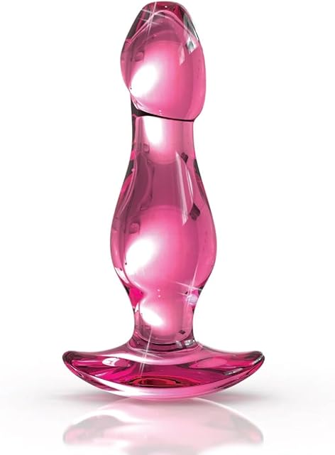 Icicles No. 73 Glass Butt Plug with Lube | Anal Sex Toys | Anal Plugs | Prostate Massager