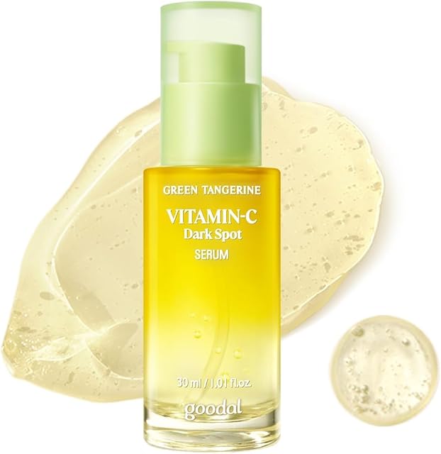 GOODAL Green Tangerine Vitamin C Serum, Korean Skin Care - Advanced Version 102 fl oz