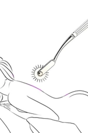 BDSM Toys Adult Sex Toys for Couples, Stainless Steel Gear Roller Massage Sex Tools for Foreplay Sex Games, Women Nipple Clit Stimulator Female Sex Toy, SM FET sh Bondage Sl ave Roleplay Adult Toys