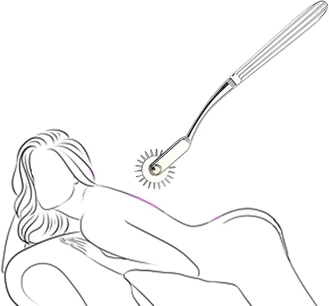 BDSM Toys Adult Sex Toys for Couples, Stainless Steel Gear Roller Massage Sex Tools for Foreplay Sex Games, Women Nipple Clit Stimulator Female Sex Toy, SM FET sh Bondage Sl ave Roleplay Adult Toys