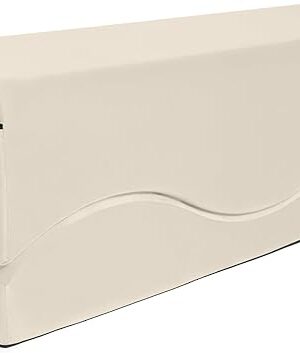Liberator Equus Wave Convertible Lounge and Bedside Bench, Buckwheat