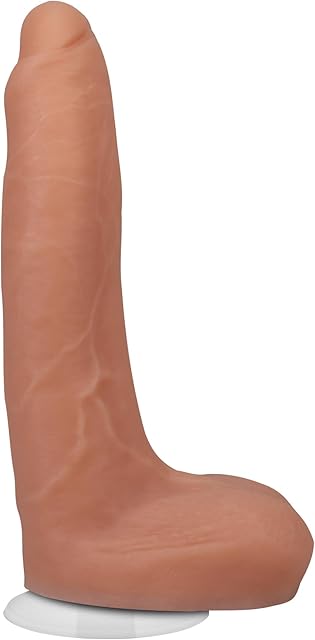 Doc Johnson Signature Series - Owen Gray - 9 Inch Realistic ULTRASKYN Dildo with Removeable Vac-U-Lock Suction Cup - F-Machine & Harness Compatible - for Adults Only, Vanilla