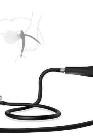 Enema Inflatable Anal Congestion Anal Cleaning Device Anal Expansion for Beginner to Advanced Player, Black