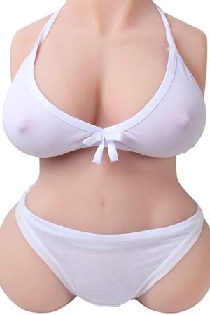 12LB Realistic Male Masturbator with ealistic Soft Big Breast Virgin Vagina and Anal, Life-Sized Pussy Ass Masturbator Sex Toys for Men Masturbation, with 2 Hole for Man Orgasm