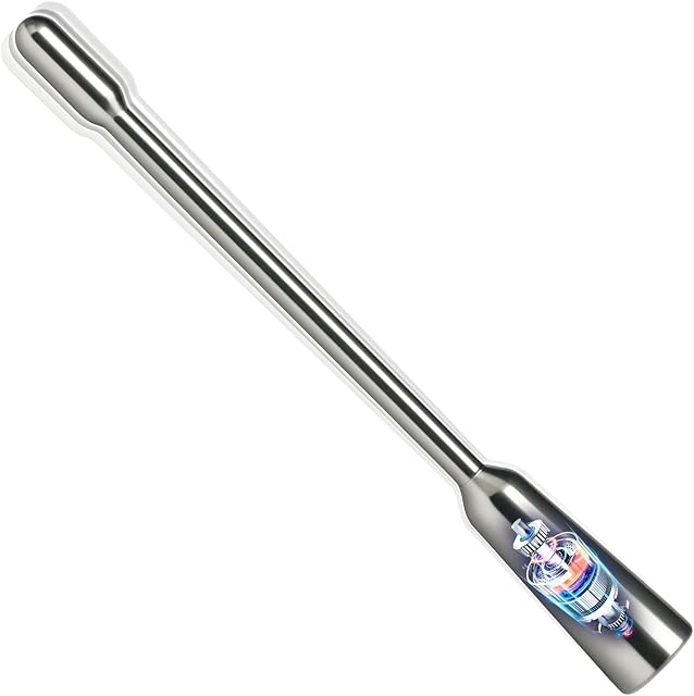 FST Vibrating Urethral Sound Stainless Steel Penis Plug with 10 Vibration Modes and Safety Top Waterproof Rechargeable Adult Sex Toys for Men Urethral Masturbation Stimulation