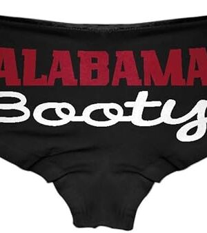 Alabama Booty Panties  Cheeky Southern Girl Cotton Underwear | Flirty Low-Rise Hipster Lingerie